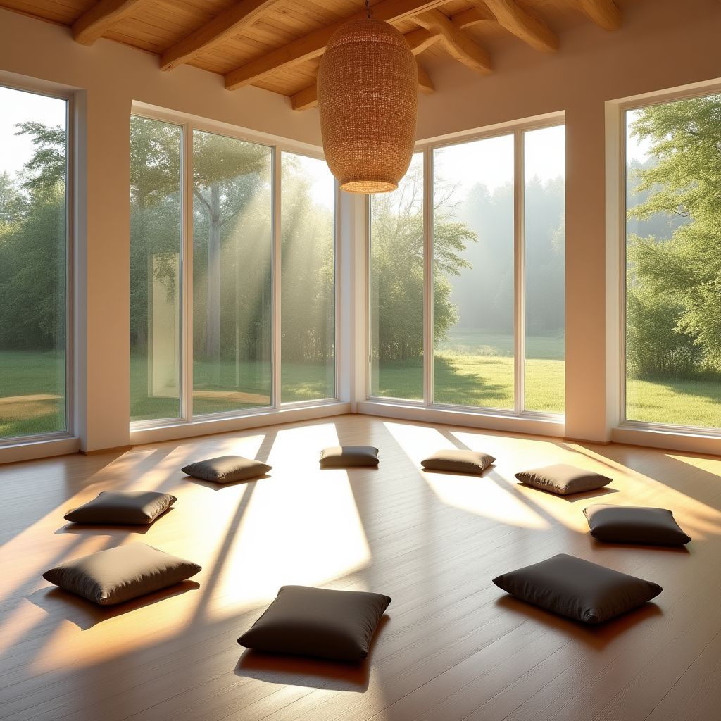 Hlavní meditační místnost našeho centra