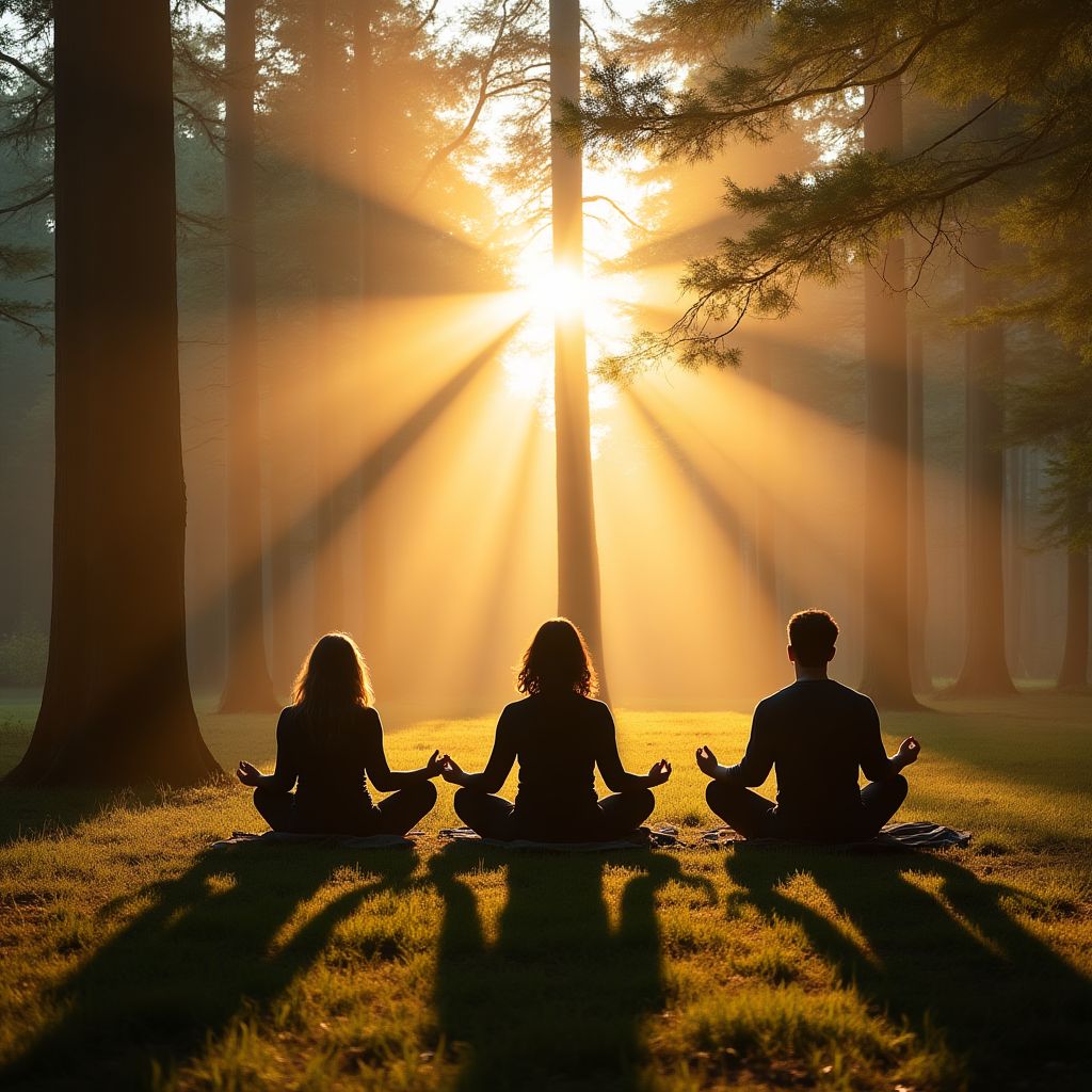 Meditační cvičení v přírodě